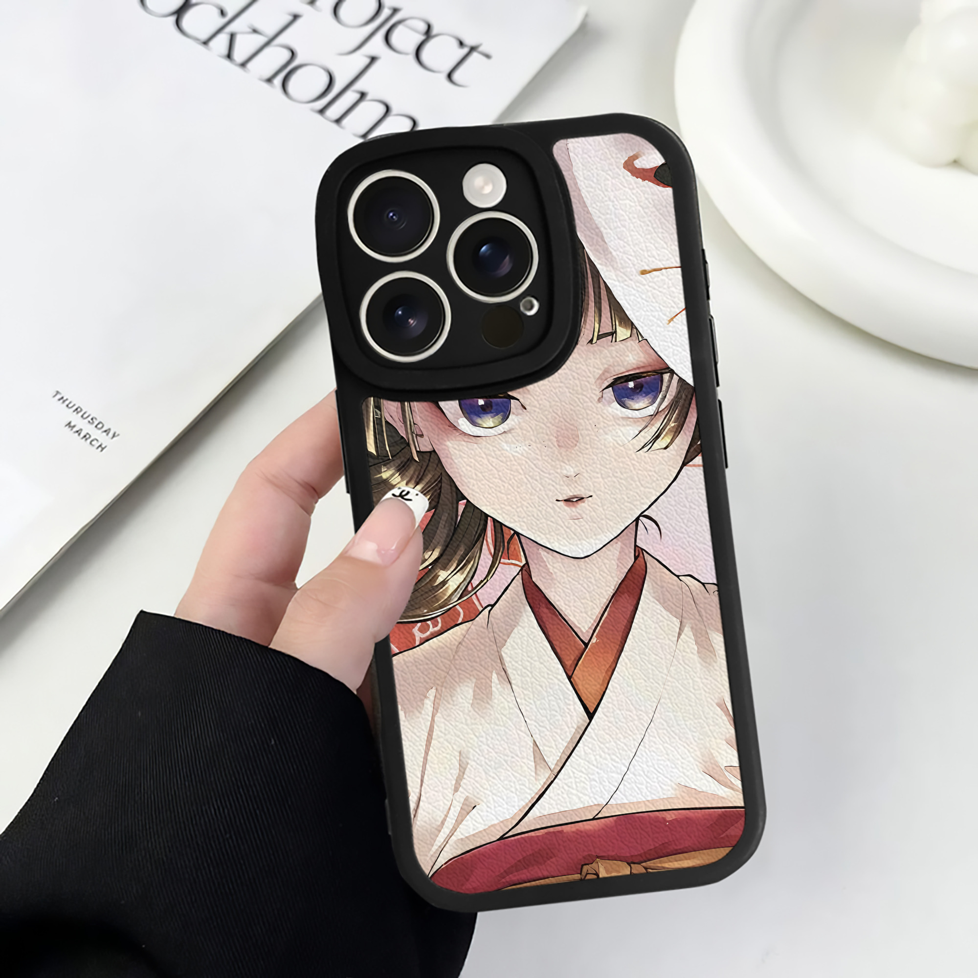 薬屋のひとりごと The Apothecary Diaries 【iPhone 16シリーズ対応】シリコンスマホケース（レザー調） 材質：シリコン